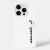 Mama Est. Chic Script Case-Mate iPhone Hülle (Rückseite)