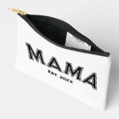 Mama Est. Custom Year Black Sport Style Zubehörtasche (Offen)