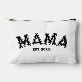 Mama Est. Custom Year Black Sport Style Zubehörtasche