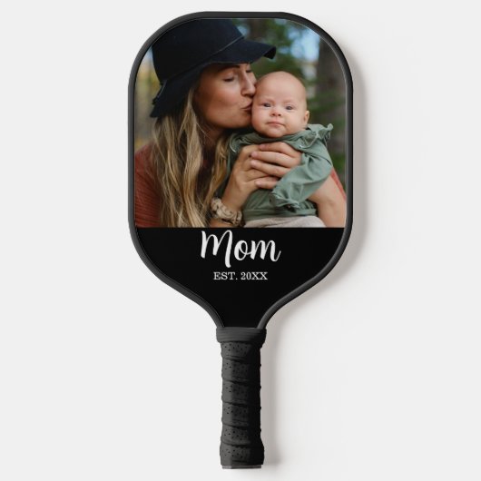 Mama Est. Foto-Skript Pickleball Schläger (Vorderseite)