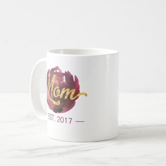 Mama EST. Kundengerechte | Tasse (Vorderseite Links)