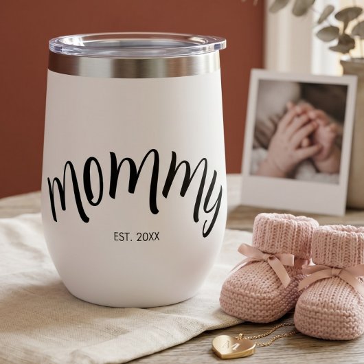 Mama Established Custom Jahr Weiß Chic