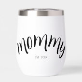 Mama Established Custom Jahr Weiß Chic (Rückseite)