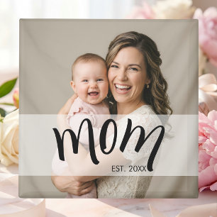 Mama Established Foto-Geschenk für Erstmalige Mütt Magnet
