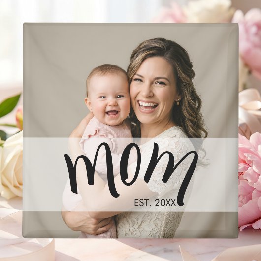 Mama Established Foto-Geschenk für Erstmalige Mütt Magnet