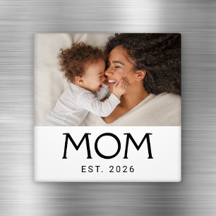 Mama Established Foto-Geschenk Magnet