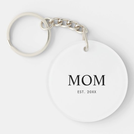Mama Established Mama Geschenk Schlüsselanhänger (Vorderseite)
