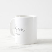 Mama Established New Mama-Geschenk  Kaffeetasse (Vorderseite Links)