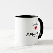 Mama Established New Mom Gift Tasse (VorderseiteRechts)