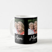 Mama Established Schrift Schwarz 3 Foto Kaffeetass Kaffeetasse (Vorderseite Links)