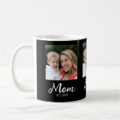 Mama Established Schrift Schwarz 3 Foto Kaffeetass Kaffeetasse (Links)