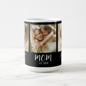 Mama Established Schrift Schwarz 3 Foto Kaffeetasse (Mittel)
