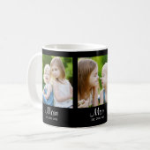 Mama Established Schrift Schwarz 3 Foto Kaffeetasse (Vorderseite Links)