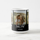 Mama Established Schrift Schwarz 3 Foto Kaffeetasse (Mittel)