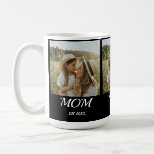 Mama Established Schrift Schwarz 3 Foto Kaffeetasse
