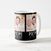 Mama Established Schrift Schwarz 3 Foto Kaffeetasse (VorderseiteRechts)