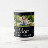 Mama Established Schrift Schwarz 3 Foto Kaffeetasse (Mittel)