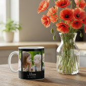Mama Established Schrift Schwarz 3 Foto Kaffeetasse