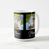 Mama Established Schrift Schwarz 3 Foto Kaffeetasse (VorderseiteRechts)