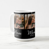 Mama Established Schrift Schwarz 3 Foto Kaffeetasse (Vorderseite Links)