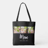 Mama Established Schrift Schwarz 3 Foto Tasche (Rückseite)