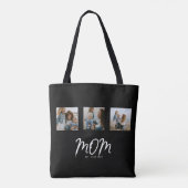 Mama Established Schrift Schwarz 3 Foto Tasche (Rückseite)