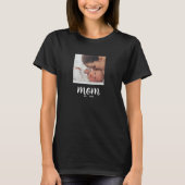 Mama Established Schriftzug Foto T-Shirt (Vorderseite)