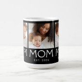 Mama Established Typography Black 3 Foto Kaffeetasse (Mittel)