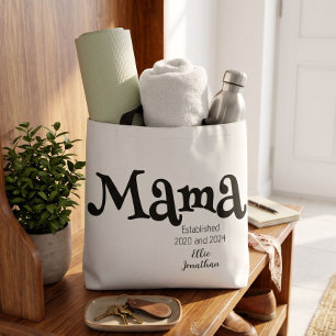 Mama Etabliert Individueller Kindername Neue Mutte Tasche