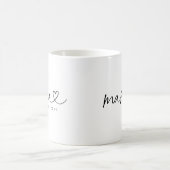 Mama etabliert | Mama Geschenk Einfach Personalisi Kaffeetasse (Mittel)