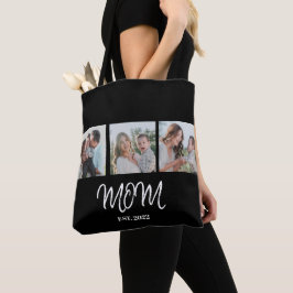 Mama etabliert, schwarze Schrift, Foto-Tasche Tasche