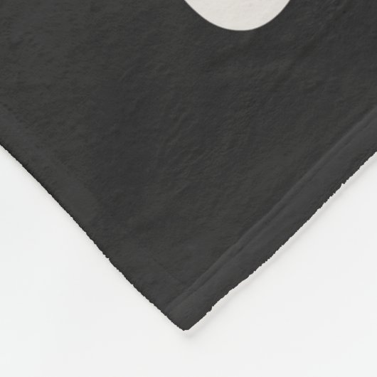 Mama etablierte Black Groovy Script-Foto Fleecedecke (Ecke)