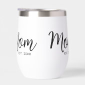 Mama etablierte Datum Junge Mutter geben Schwarzes (Rechts)