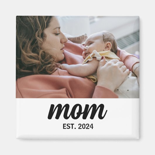 Mama etablierte Foto Gift Magnet (Vorne)