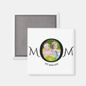 Mama etablierte Foto Gift Magnet (Vorderseite/Rückseite)