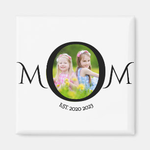 Mama etablierte Foto Gift Magnet