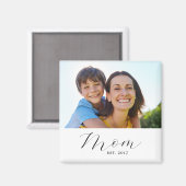 Mama etablierte Foto Gift Magnet (Vorderseite/Rückseite)