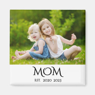 Mama etablierte Foto Gift Magnet
