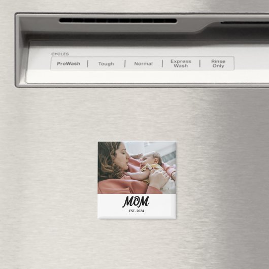 Mama etablierte Foto Gift Magnet (In Situ (Geschirrspüler))