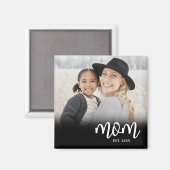 Mama etablierte Foto Muttertagsgeschenk Magnet (Vorderseite/Rückseite)