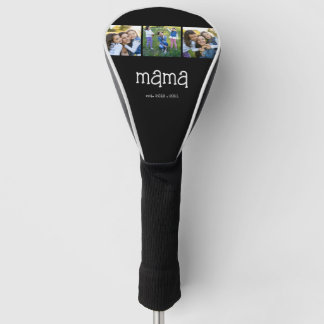 Mama etablierte moderne 3 Foto Golf Headcover