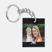 Mama etablierte Modernes Foto für Skripte Schlüsselanhänger (Vorderseite links)