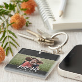 Mama etablierte Modernes Foto für Skripte Schlüsselanhänger (Vorderseite rechts)