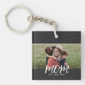 Mama etablierte Modernes Foto für Skripte Schlüsselanhänger (Vorderseite)
