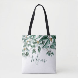 Mama Eucalyptus Foliage Modernes Wasserfarben Tasche