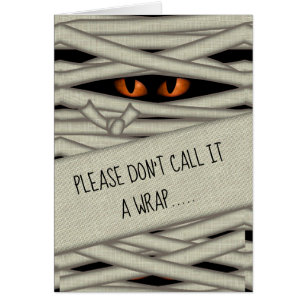 Mama Eyes Halloween Nennen Sie es ein Wrap Orange