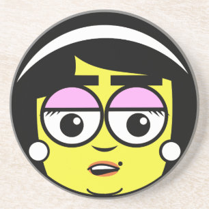 Mama Face Sandstein Untersetzer