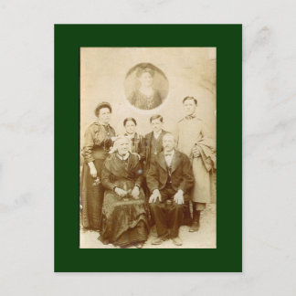 Mama-Familie Postkarte