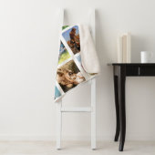 Mama Familienfoto Collage Rosa Herz Sherpadecke (Beispiel)