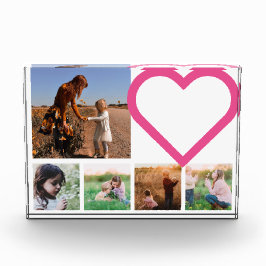 Mama Family Foto Rosa Herz Modern